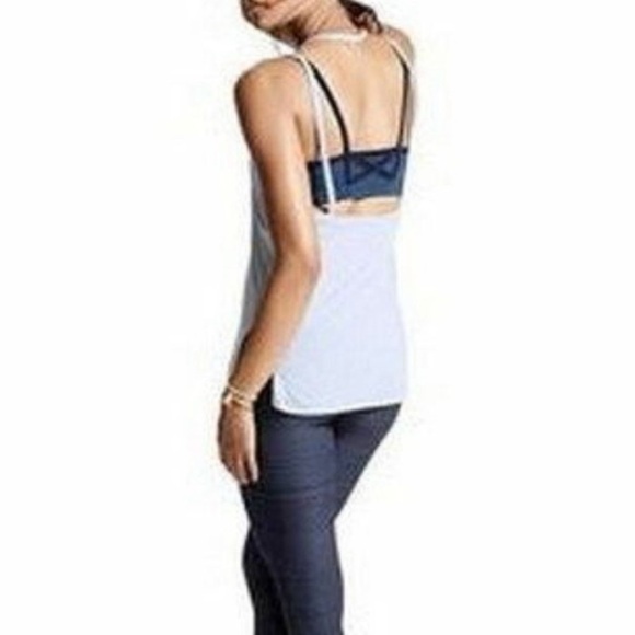 Athleta Blue Drishti Sports Bra Tank - Picture 2 of 12